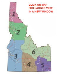 [IDAHO ARES DISTRICTS MAP]